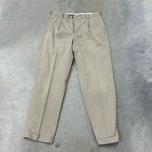 Brooks Brothers Advantage Chino Elliot Men's Beige Khaki Pants 35x32‎